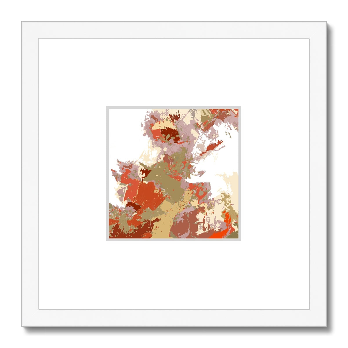 Framed Graphic Art Print, Faux Mat - 12x12 inches | FMS-1130-7694