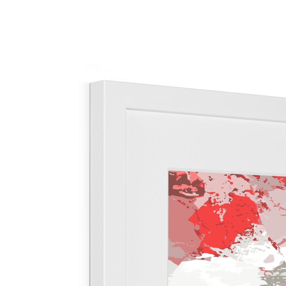 Framed Graphic Art Print, White Mat - 8x8 12x12 16x16 20x20 24x24 28x28 inches | FPS-1190-7693