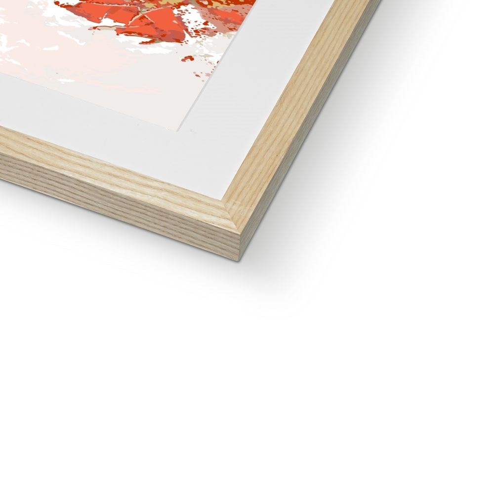 Framed Graphic Art Print, White Mat - 8x8 12x12 16x16 20x20 24x24 28x28 inches | FPS-1130-7693