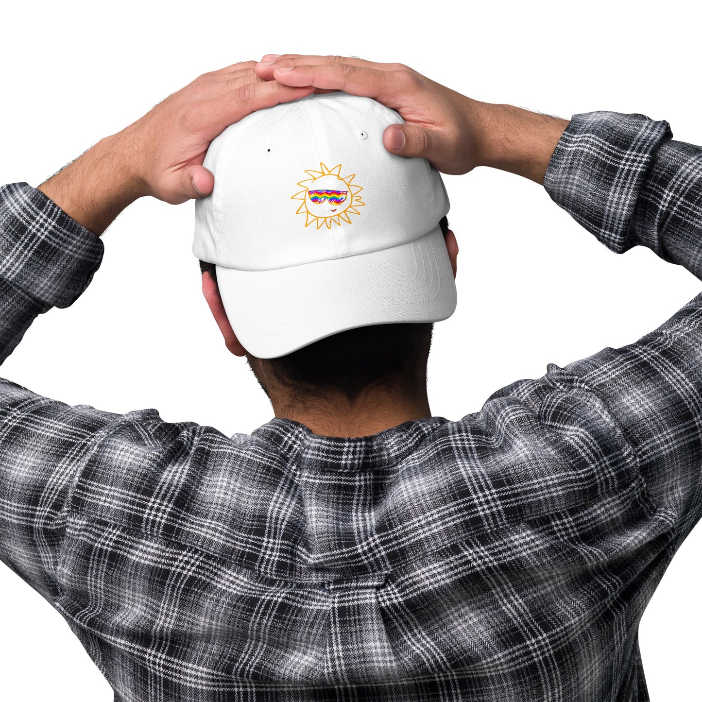 Low Profile Baseball Cap with Rainbow Vibes | DCPT