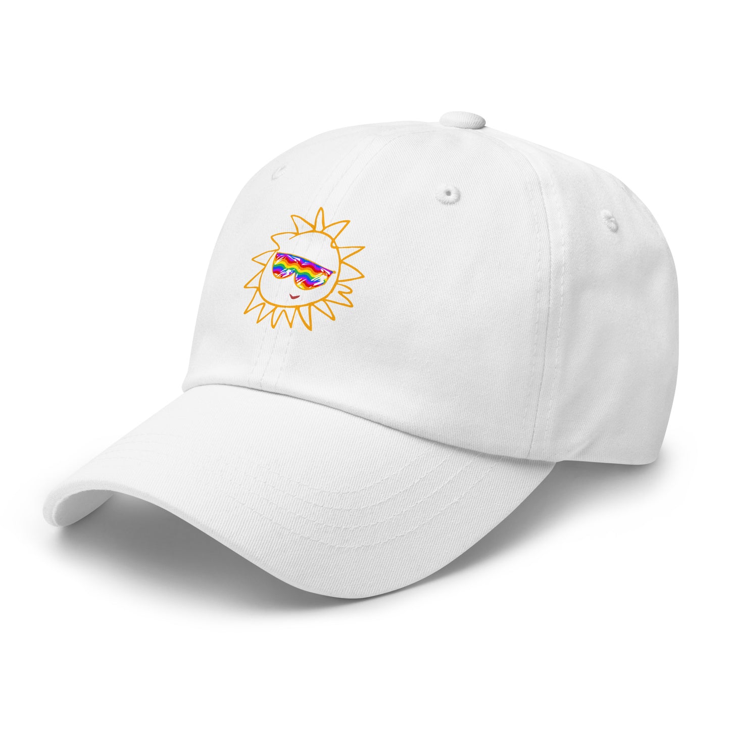 Low Profile Baseball Cap with Rainbow Vibes | DCPT