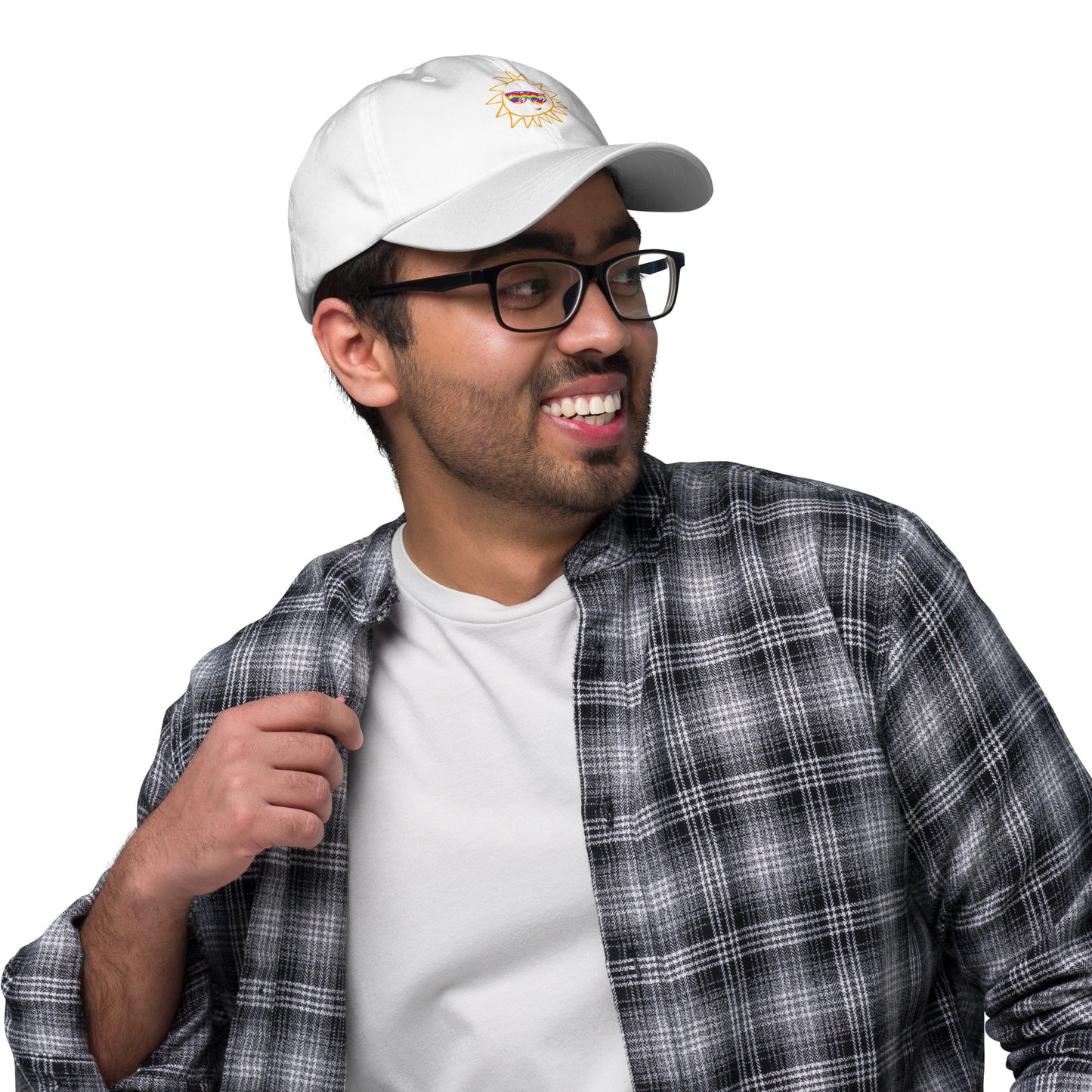 Low Profile Baseball Cap with Rainbow Vibes | DCPT