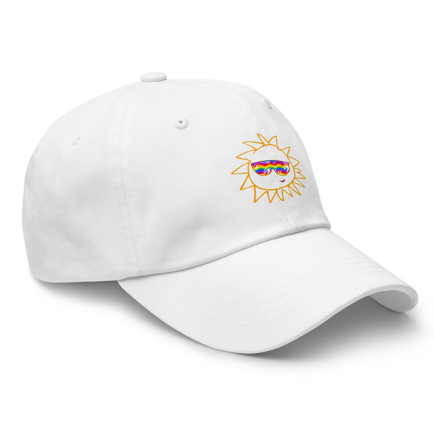 Low Profile Baseball Cap with Rainbow Vibes | DCPT