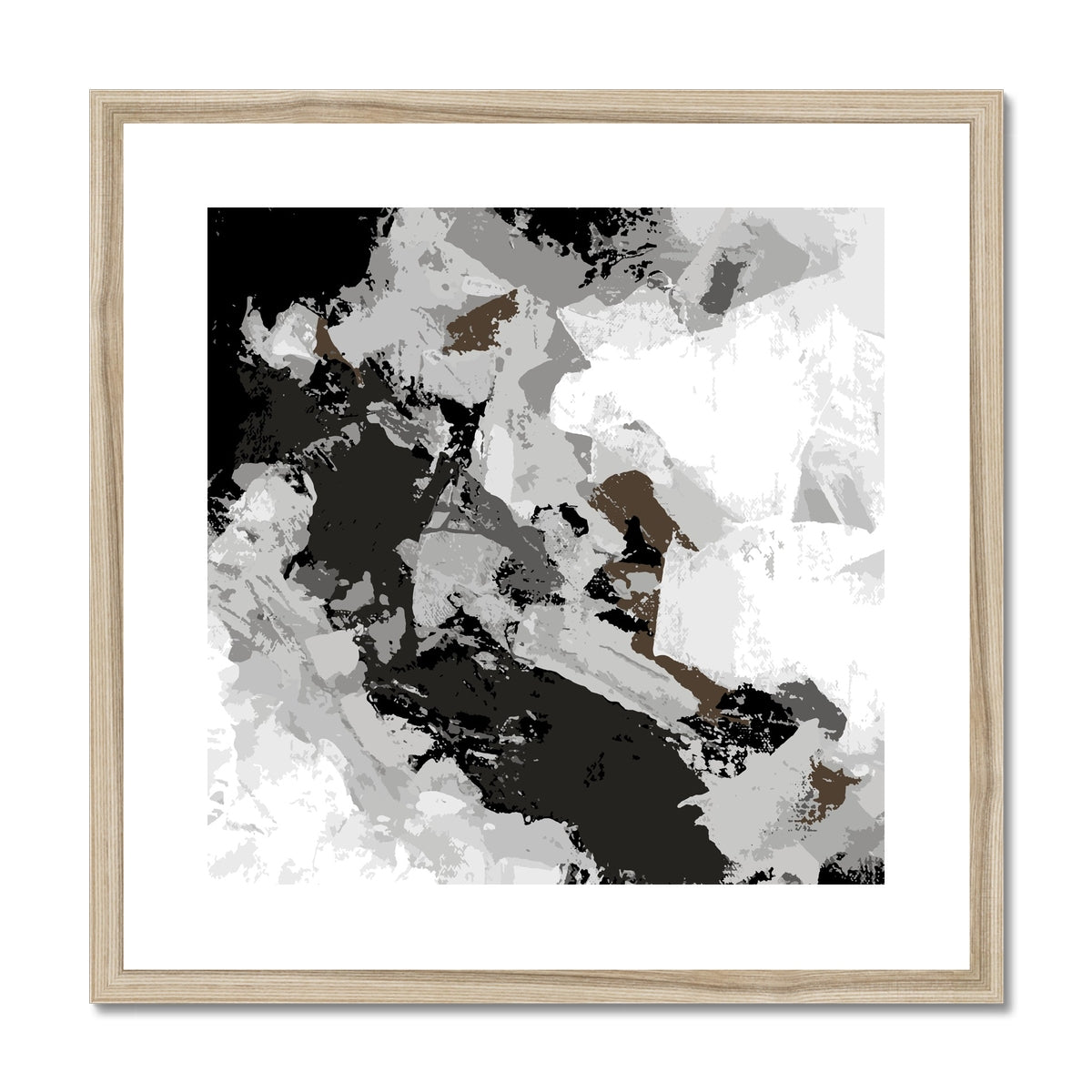 Framed Graphic Art Print, White Mat - 8x8 12x12 16x16 20x20 24x24 28x28 inches | FPS-1170-7690