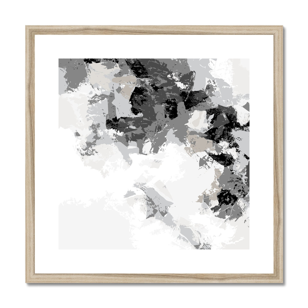 Framed Graphic Art Print, White Mat - 8x8 12x12 16x16 20x20 24x24 28x28 inches | FPS-1200-7693