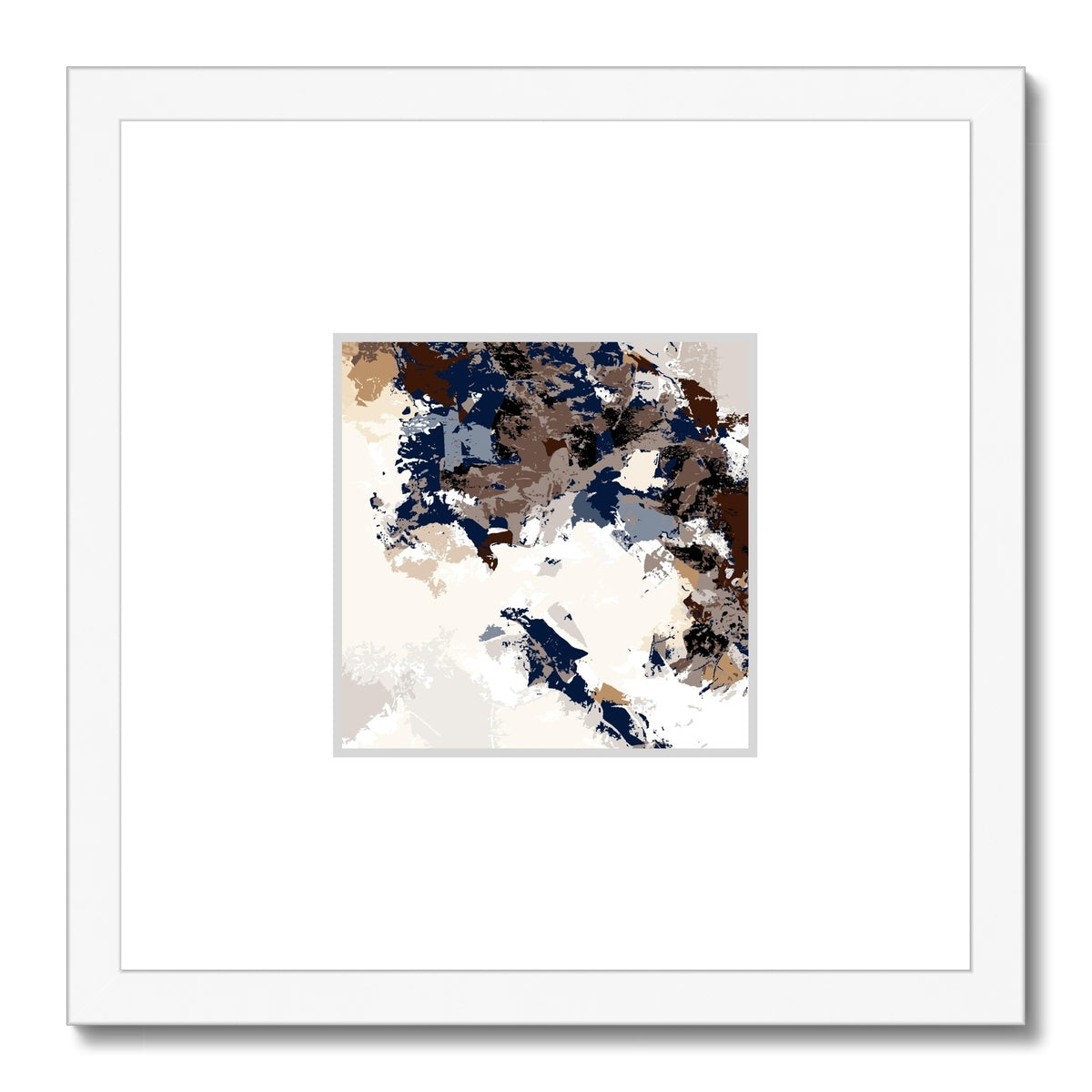 Framed Graphic Art Print, Faux Mat - 12x12 inches | FMS-1160-7693