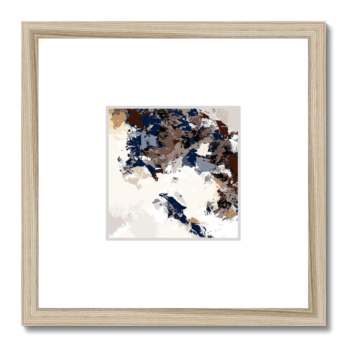 Framed Graphic Art Print, Faux Mat - 12x12 inches | FMS-1160-7693