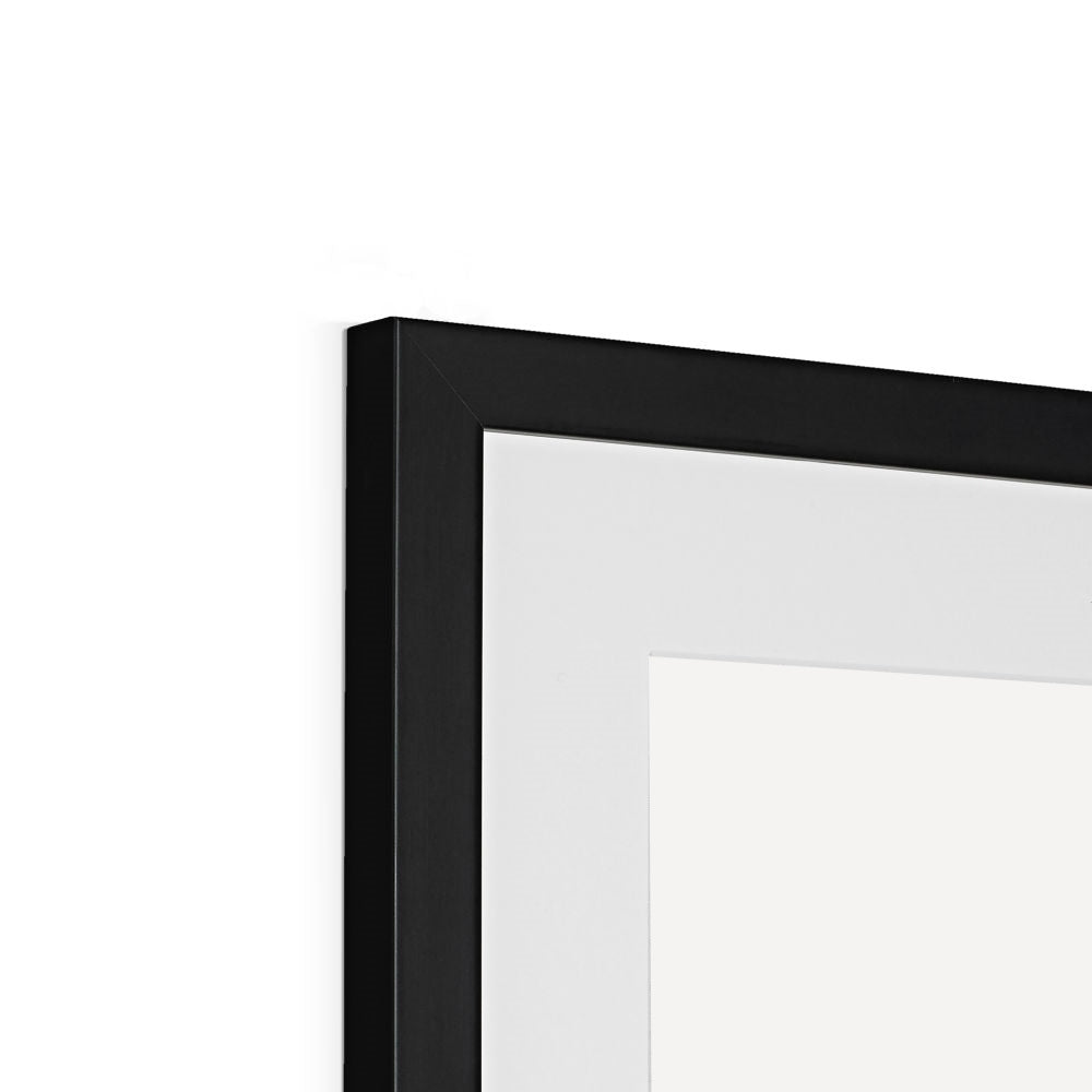 Framed Graphic Art Print, White Mat - 6x8, 8x12, 11x14, 12x16, 16x20, 18x24, 20x28 inches | FPV-1170-7694