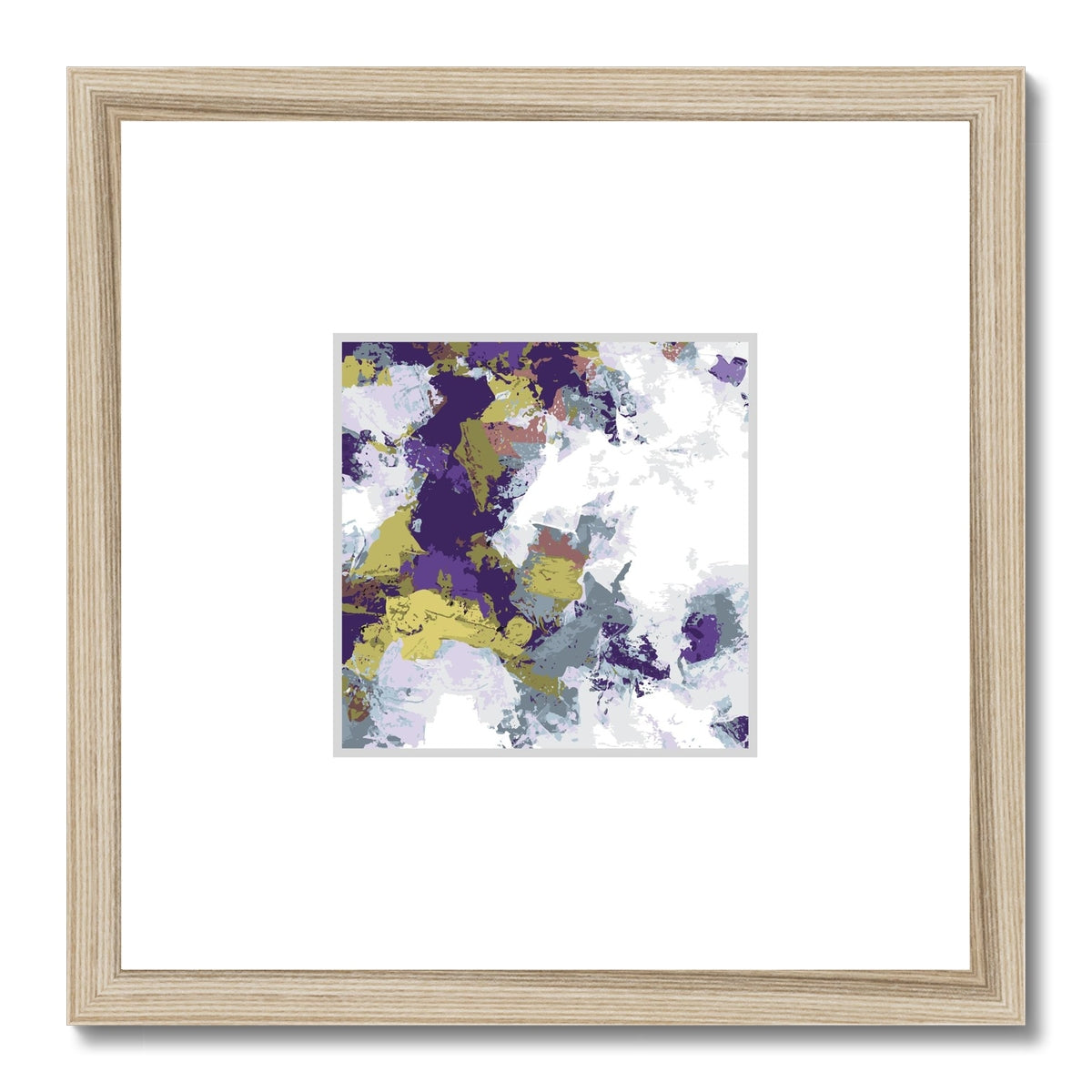 Framed Graphic Art Print, Faux Mat - 12x12 inches | FMS-1140-7695