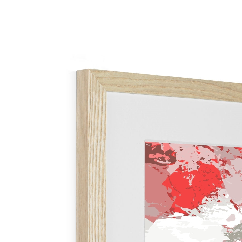 Framed Graphic Art Print, White Mat - 8x8 12x12 16x16 20x20 24x24 28x28 inches | FPS-1190-7693