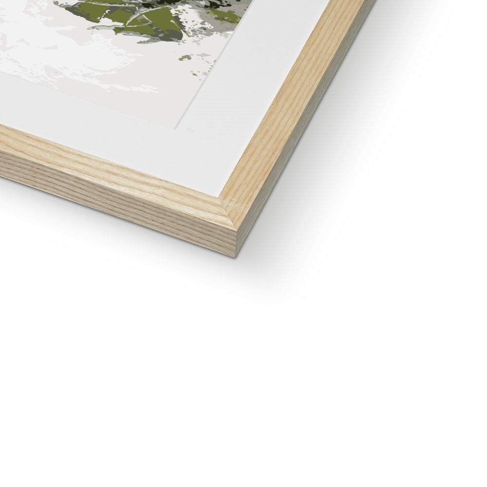 Framed Graphic Art Print, White Mat - 8x8 12x12 16x16 20x20 24x24 28x28 inches | FPS-1240-7693