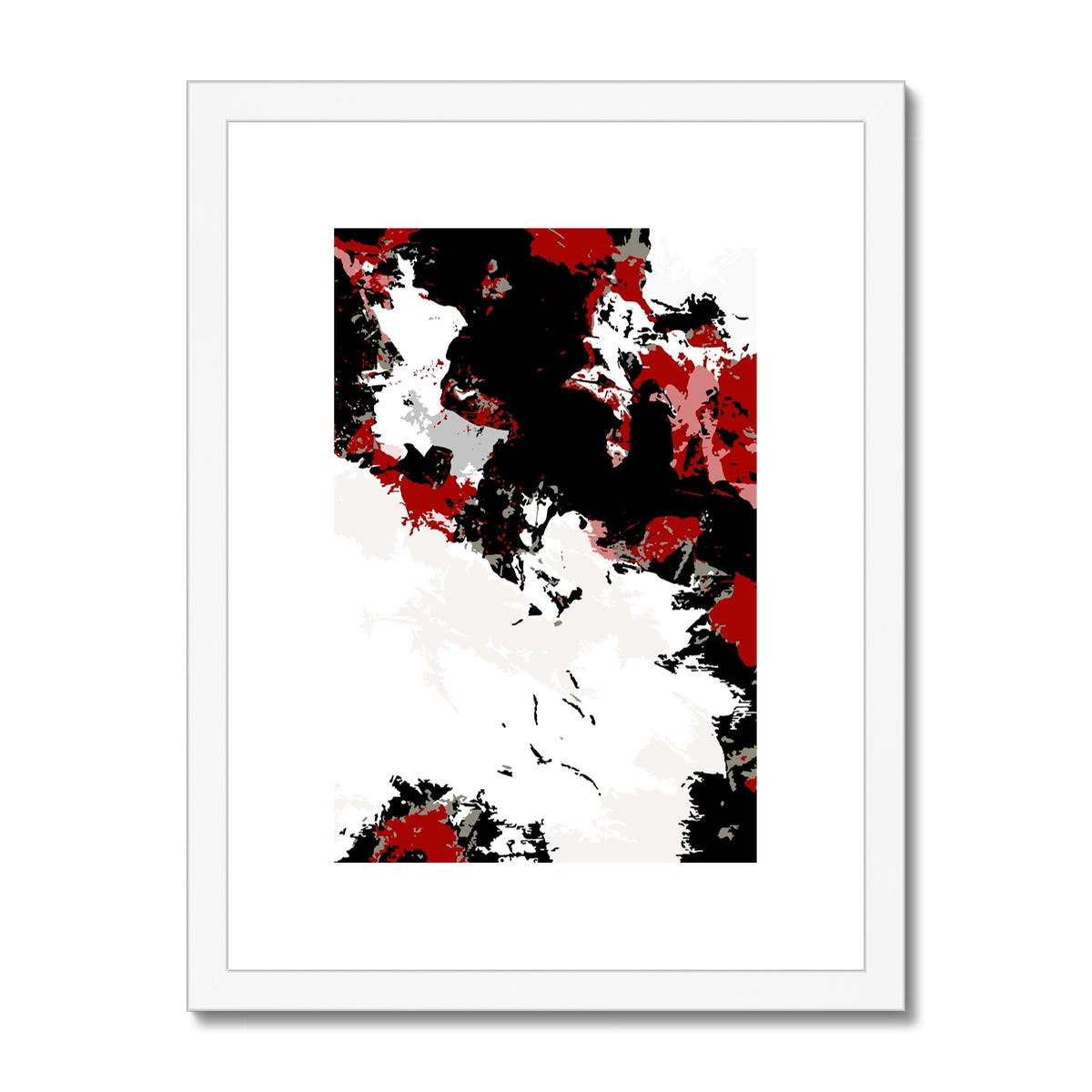 Framed Graphic Art Print, White Mat - 6x8, 8x12, 11x14, 12x16, 16x20, 18x24, 20x28 inches | FPV-1190-7696