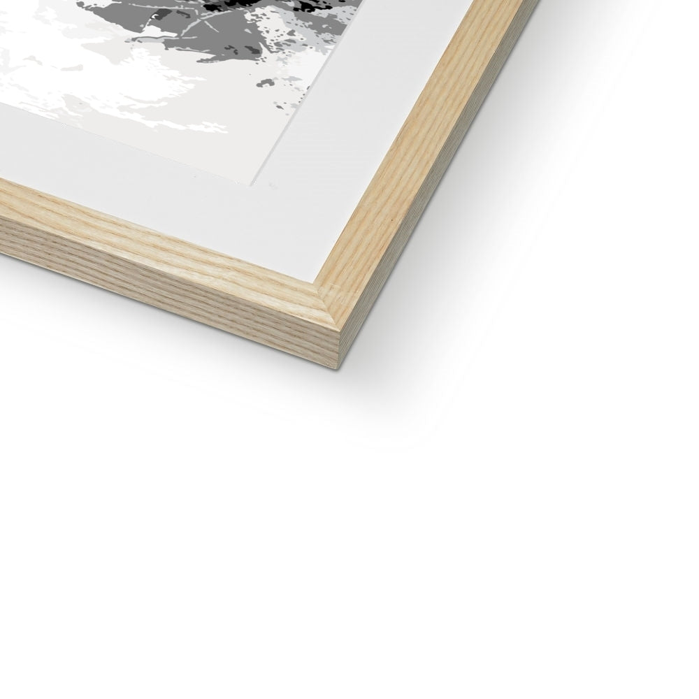 Framed Graphic Art Print, White Mat - 8x8 12x12 16x16 20x20 24x24 28x28 inches | FPS-1200-7693