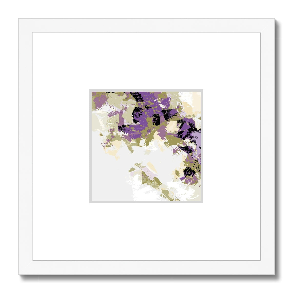 Framed Graphic Art Print, Faux Mat - 12x12 inches | FMS-1250-7693