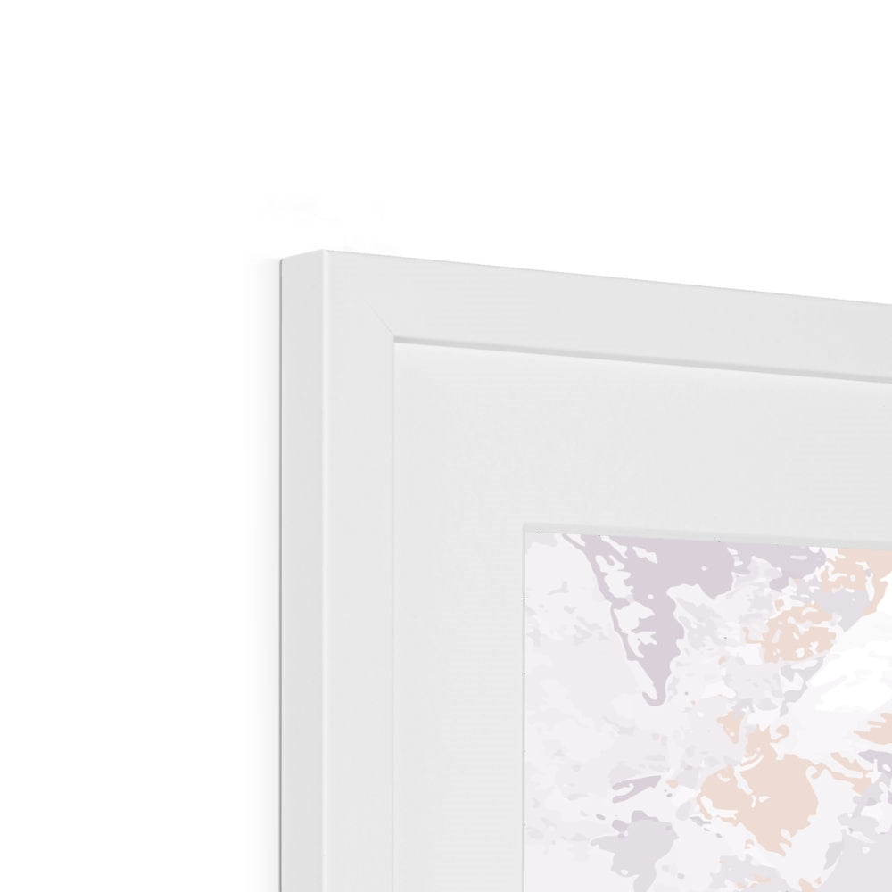 Framed Graphic Art Print, White Mat - 6x8, 8x12, 11x14, 12x16, 16x20, 18x24, 20x28 inches | FPV-1180-7698