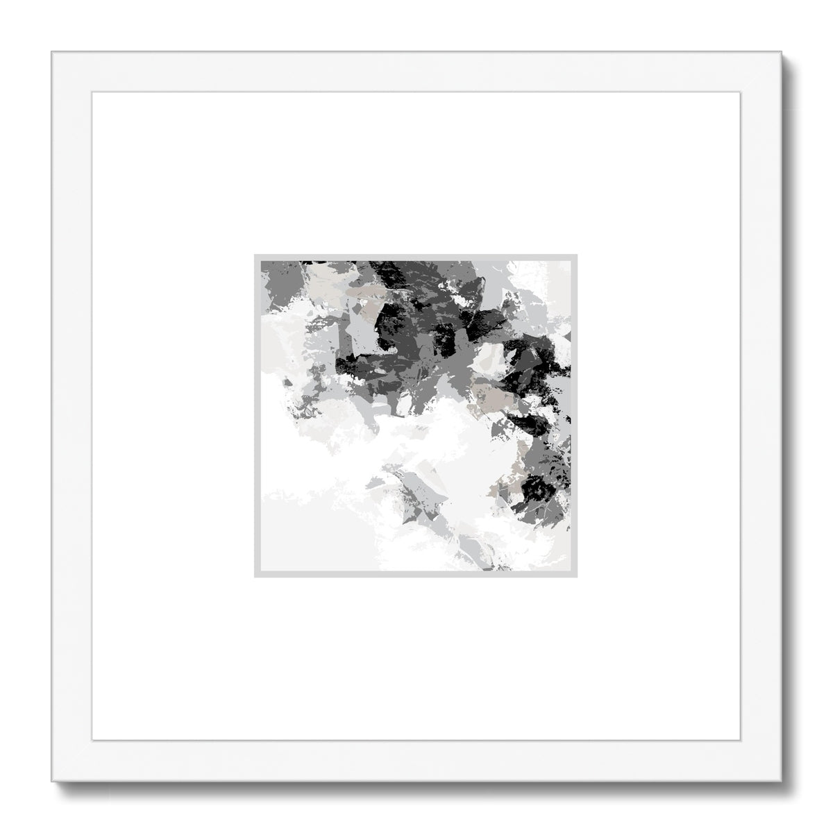 Framed Graphic Art Print, Faux Mat - 12x12 inches | FMS-1200-7693