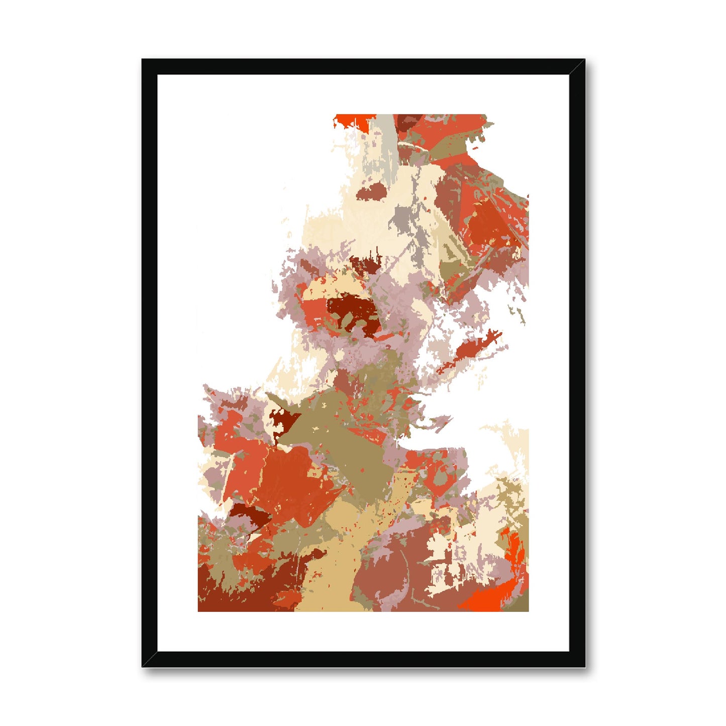 Framed Graphic Art Print, White Mat - 6x8, 8x12, 11x14, 12x16, 16x20, 18x24, 20x28 inches | FPV-1130-7694