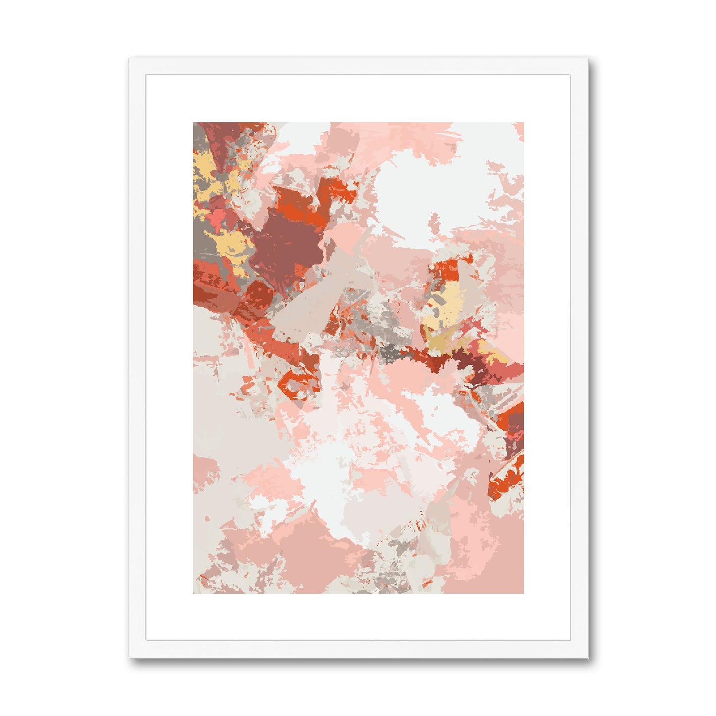 Framed Graphic Art Print, White Mat - 6x8, 8x12, 11x14, 12x16, 16x20, 18x24, 20x28 inches | FPV-1130-7698