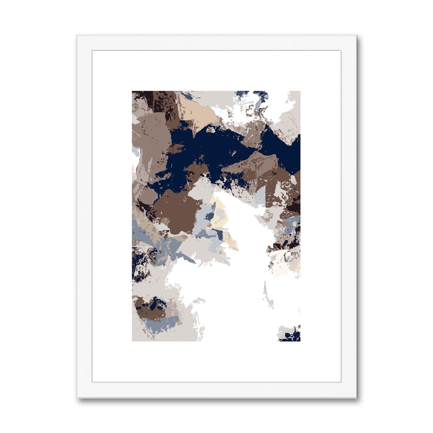 Framed Graphic Art Print, White Mat - 6x8, 8x12, 11x14, 12x16, 16x20, 18x24, 20x28 inches | FPV-1160-7692