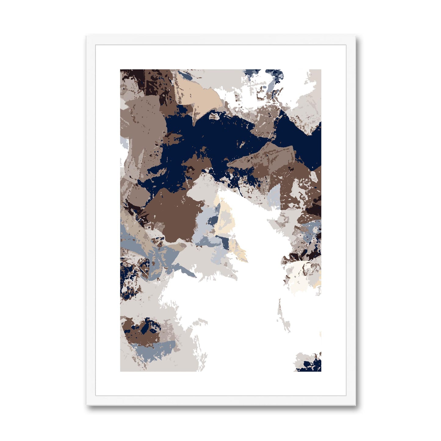 Framed Graphic Art Print, White Mat - 6x8, 8x12, 11x14, 12x16, 16x20, 18x24, 20x28 inches | FPV-1160-7692