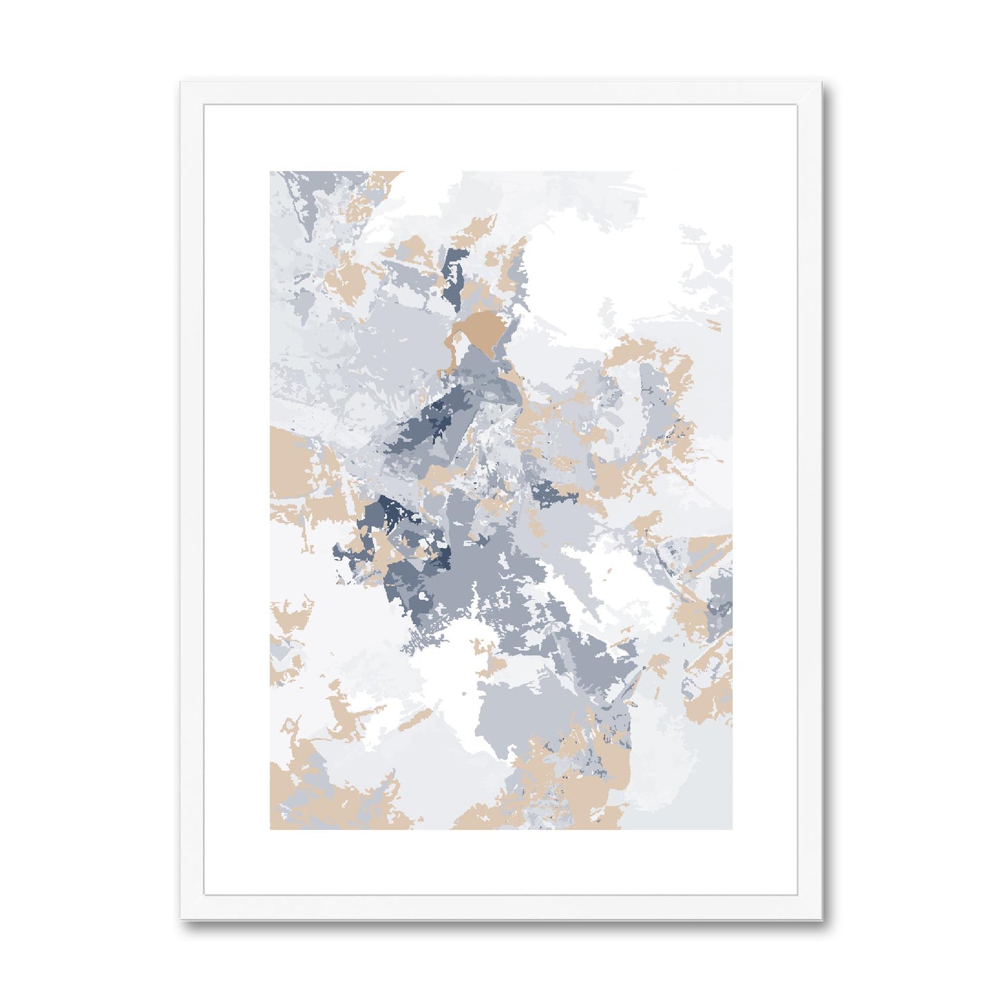 Framed Graphic Art Print, White Mat - 6x8, 8x12, 11x14, 12x16, 16x20, 18x24, 20x28 inches | FPV-1160-7698