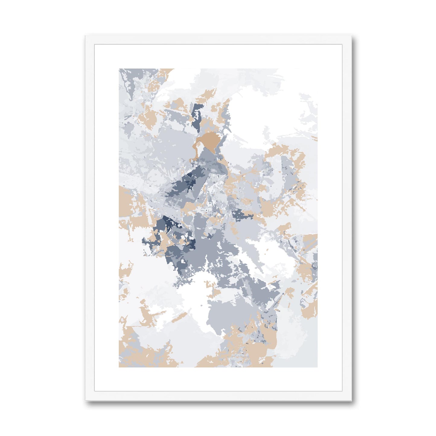 Framed Graphic Art Print, White Mat - 6x8, 8x12, 11x14, 12x16, 16x20, 18x24, 20x28 inches | FPV-1160-7698