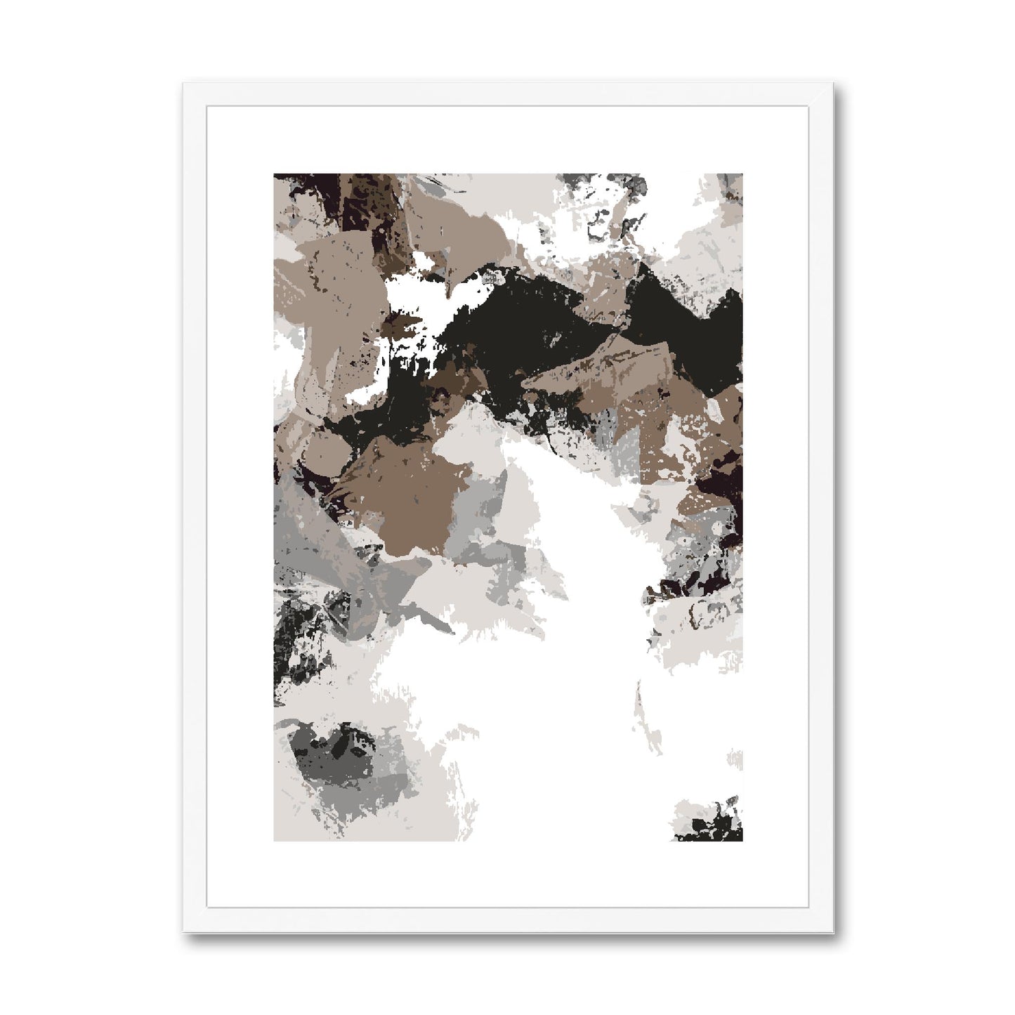 Framed Graphic Art Print, White Mat - 6x8, 8x12, 11x14, 12x16, 16x20, 18x24, 20x28 inches | FPV-1170-7692