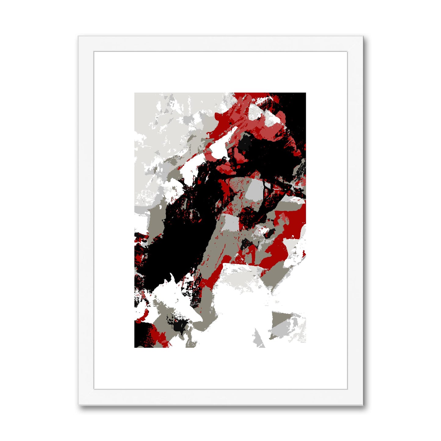 Framed Graphic Art Print, White Mat - 6x8, 8x12, 11x14, 12x16, 16x20, 18x24, 20x28 inches | FPV-1190-7688