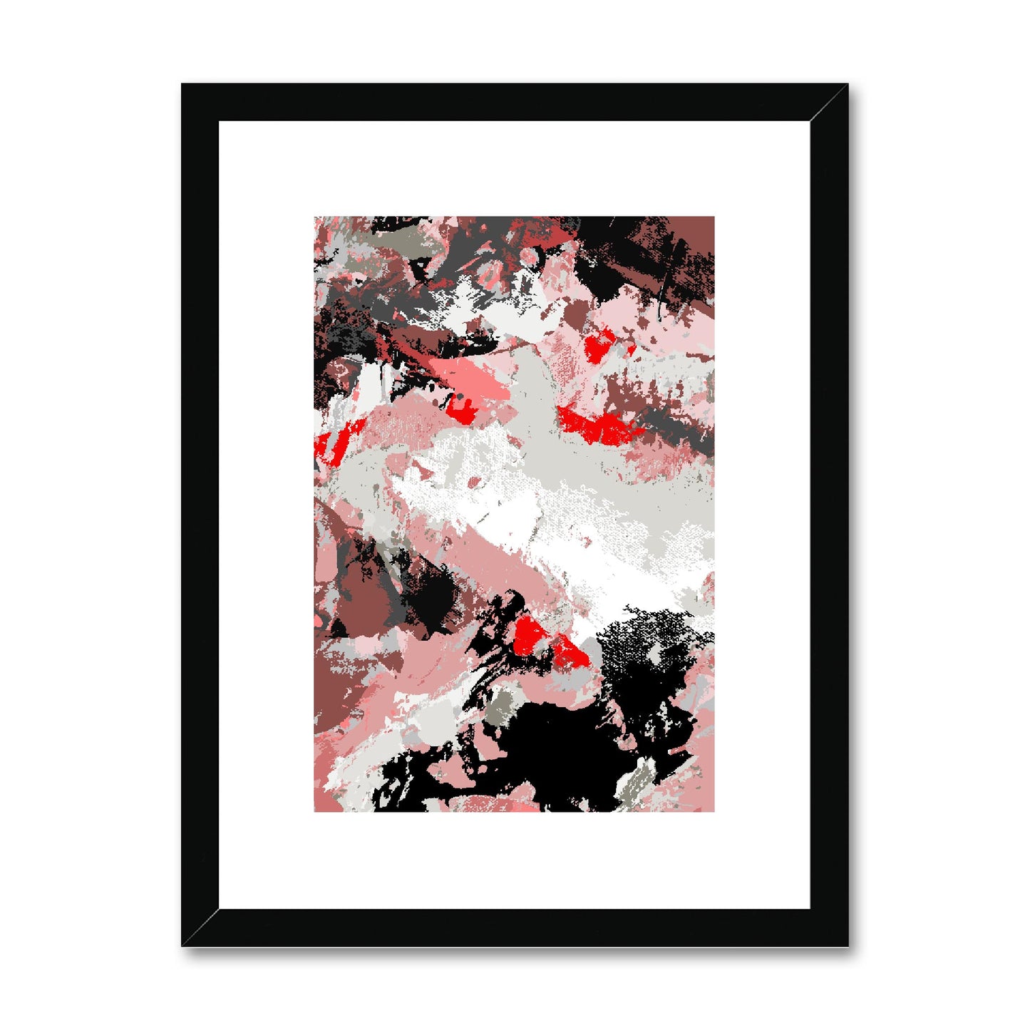 Framed Graphic Art Print, White Mat - 6x8, 8x12, 11x14, 12x16, 16x20, 18x24, 20x28 inches | FPV-1190-7689