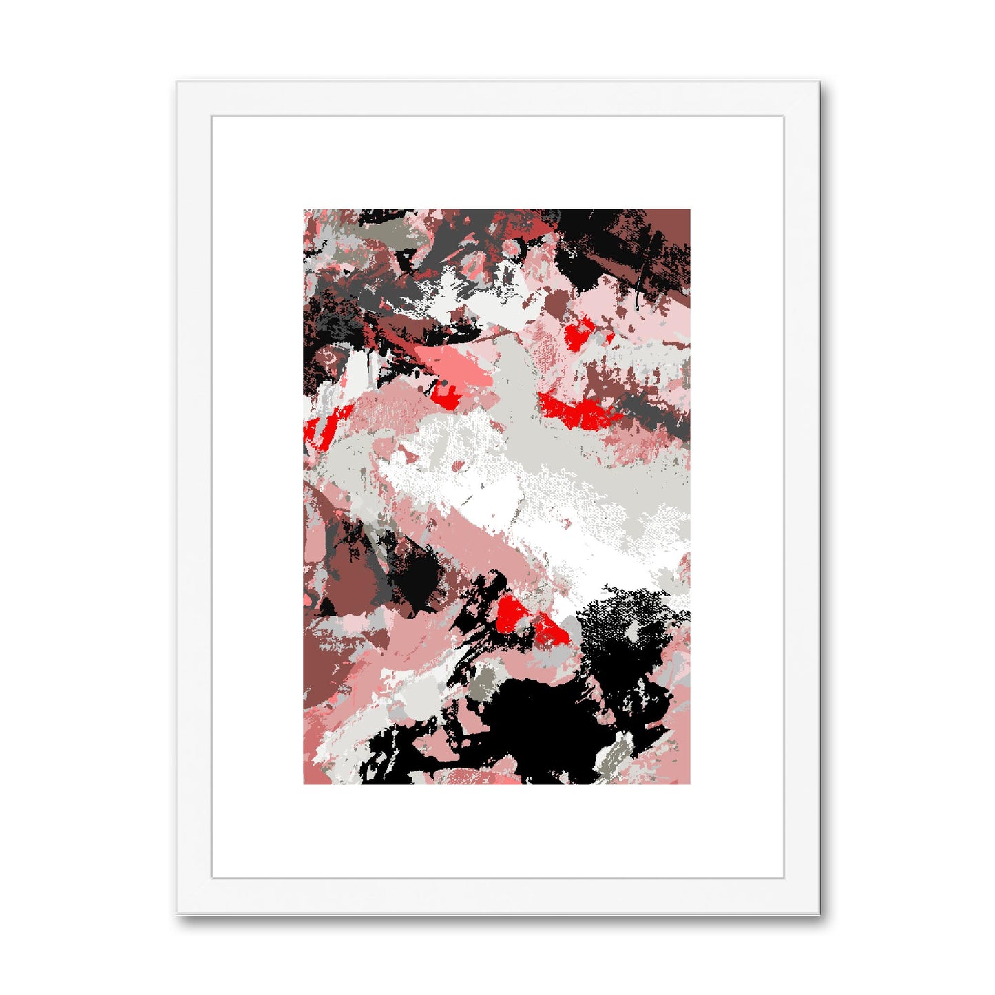 Framed Graphic Art Print, White Mat - 6x8, 8x12, 11x14, 12x16, 16x20, 18x24, 20x28 inches | FPV-1190-7689