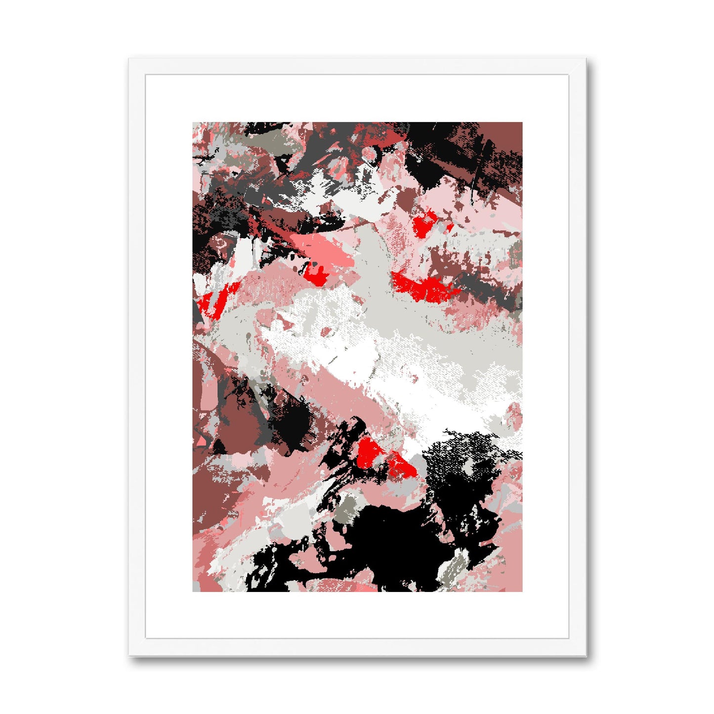Framed Graphic Art Print, White Mat - 6x8, 8x12, 11x14, 12x16, 16x20, 18x24, 20x28 inches | FPV-1190-7689