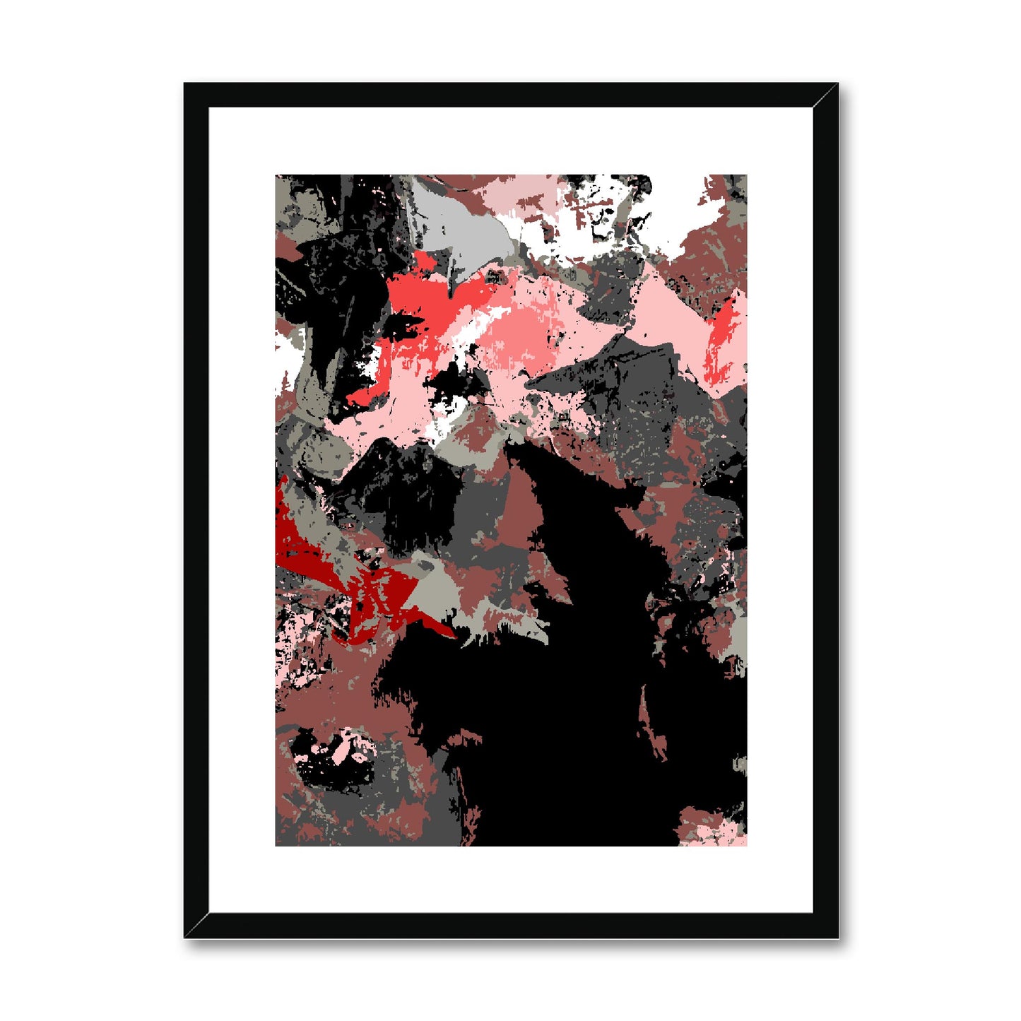 Framed Graphic Art Print, White Mat - 6x8, 8x12, 11x14, 12x16, 16x20, 18x24, 20x28 inches | FPV-1190-7692