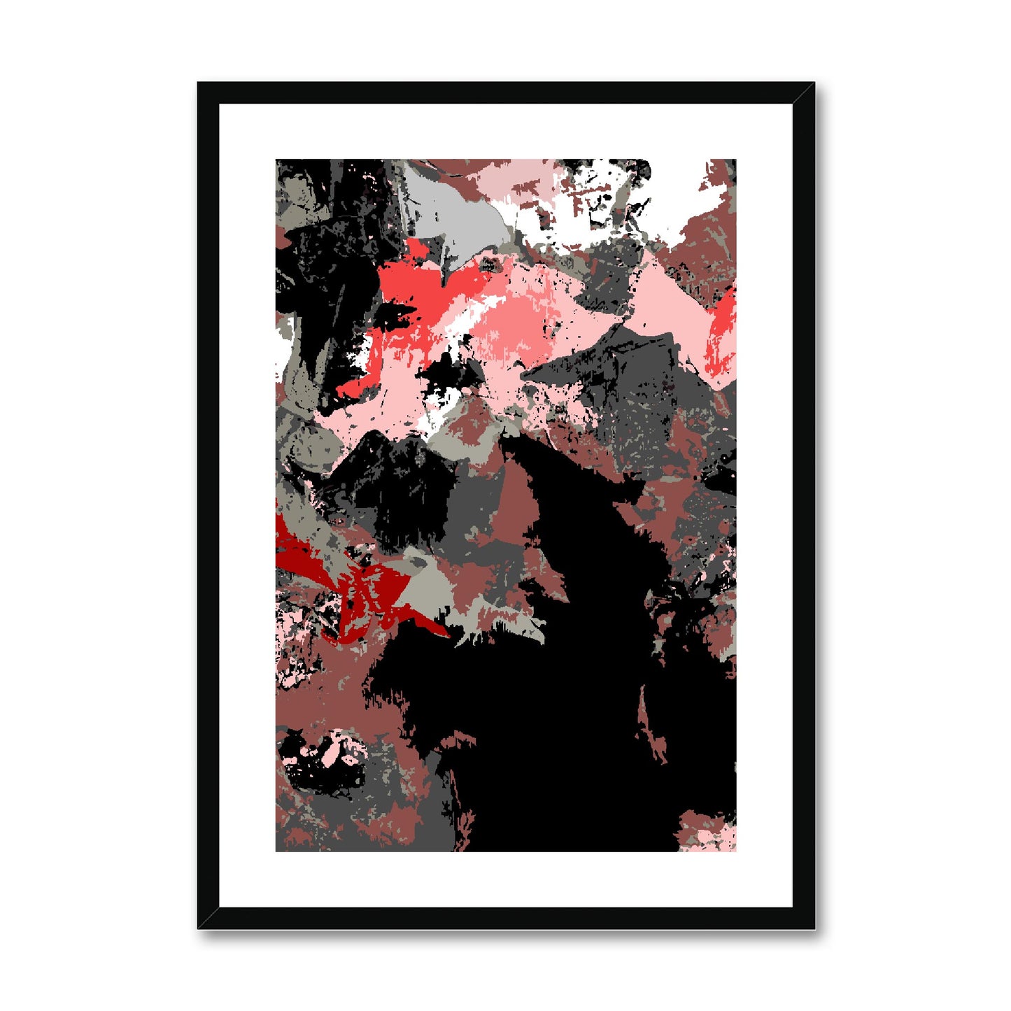 Framed Graphic Art Print, White Mat - 6x8, 8x12, 11x14, 12x16, 16x20, 18x24, 20x28 inches | FPV-1190-7692