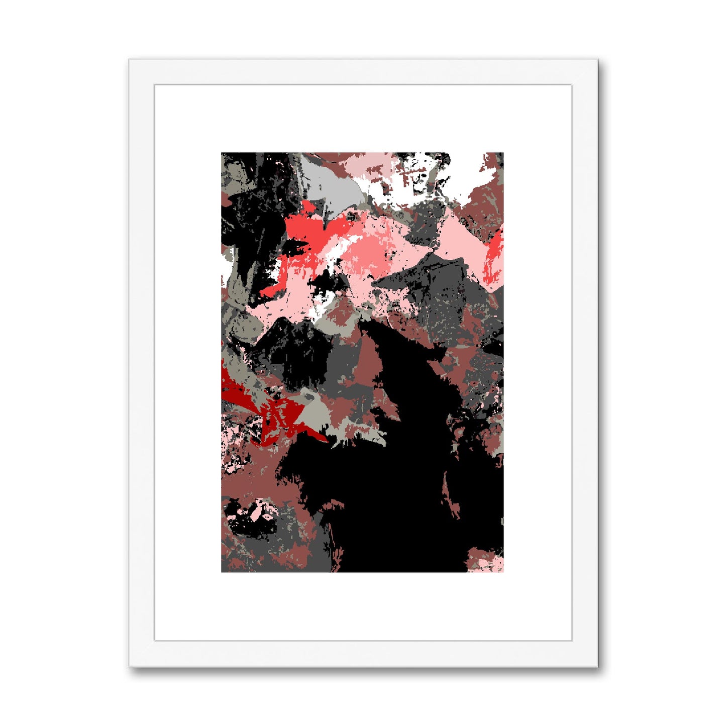 Framed Graphic Art Print, White Mat - 6x8, 8x12, 11x14, 12x16, 16x20, 18x24, 20x28 inches | FPV-1190-7692