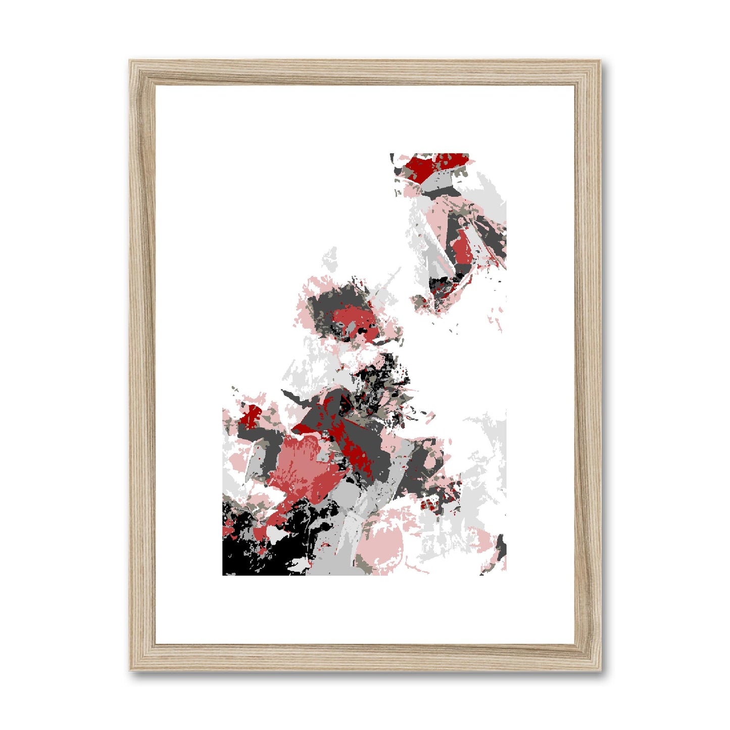 Framed Graphic Art Print, White Mat - 6x8, 8x12, 11x14, 12x16, 16x20, 18x24, 20x28 inches | FPV-1190-7694