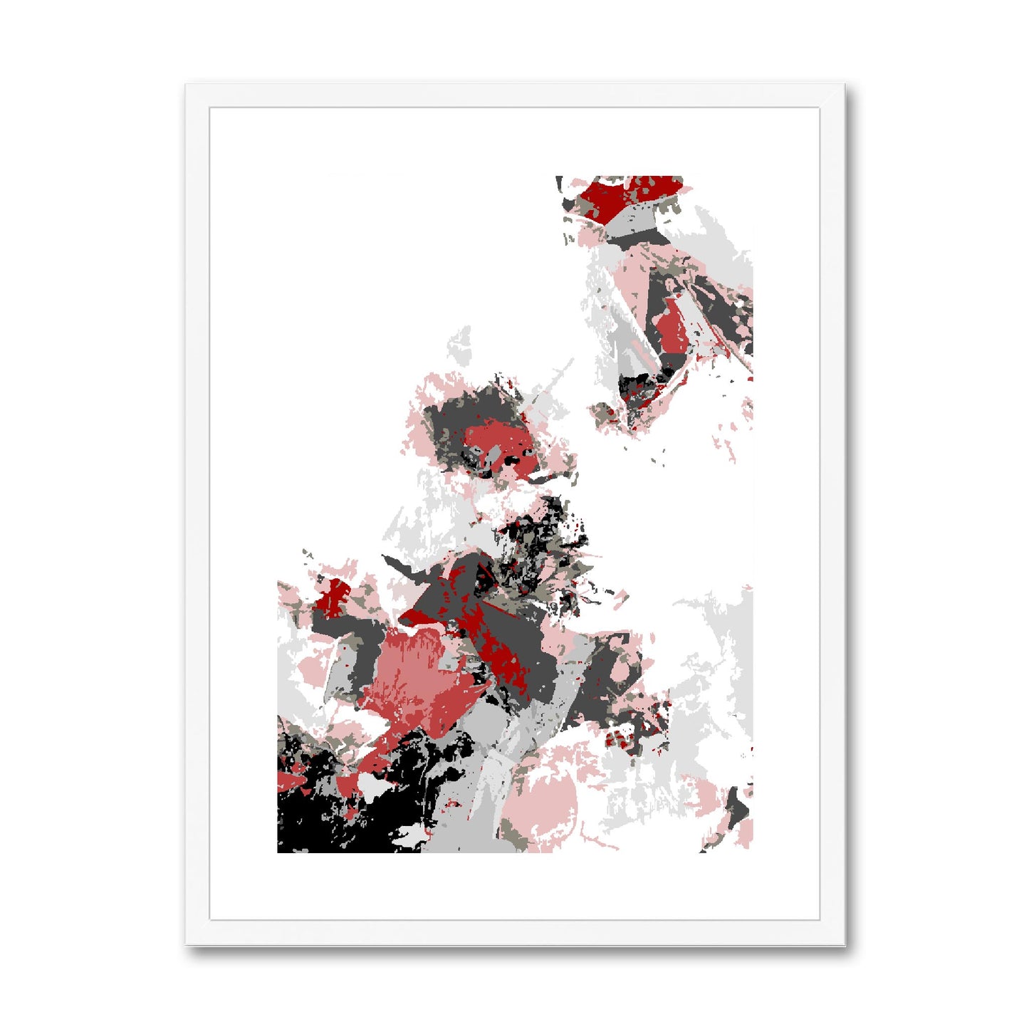 Framed Graphic Art Print, White Mat - 6x8, 8x12, 11x14, 12x16, 16x20, 18x24, 20x28 inches | FPV-1190-7694