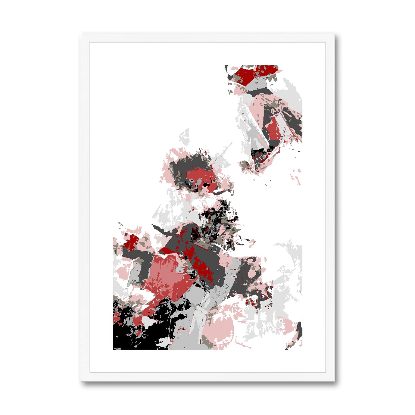 Framed Graphic Art Print, White Mat - 6x8, 8x12, 11x14, 12x16, 16x20, 18x24, 20x28 inches | FPV-1190-7694
