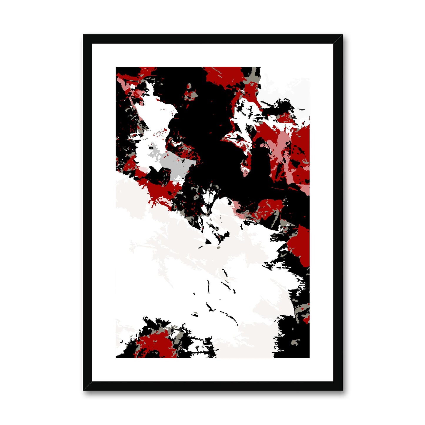 Framed Graphic Art Print, White Mat - 6x8, 8x12, 11x14, 12x16, 16x20, 18x24, 20x28 inches | FPV-1190-7696