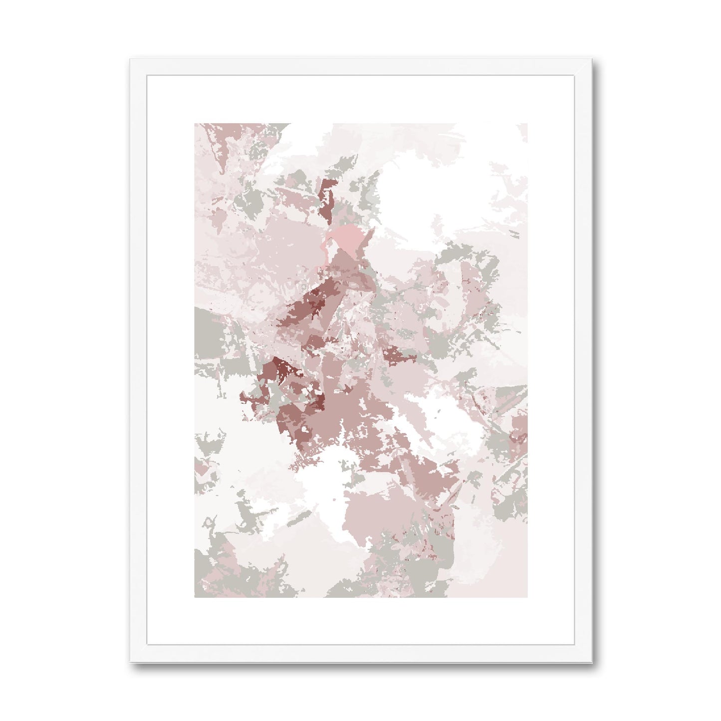 Framed Graphic Art Print, White Mat - 6x8, 8x12, 11x14, 12x16, 16x20, 18x24, 20x28 inches | FPV-1190-7698