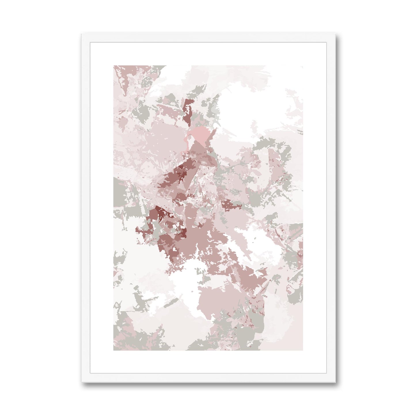 Framed Graphic Art Print, White Mat - 6x8, 8x12, 11x14, 12x16, 16x20, 18x24, 20x28 inches | FPV-1190-7698