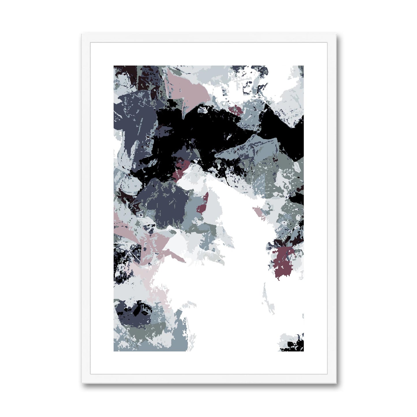Framed Graphic Art Print, White Mat - 6x8, 8x12, 11x14, 12x16, 16x20, 18x24, 20x28 inches | FPV-1210-7692
