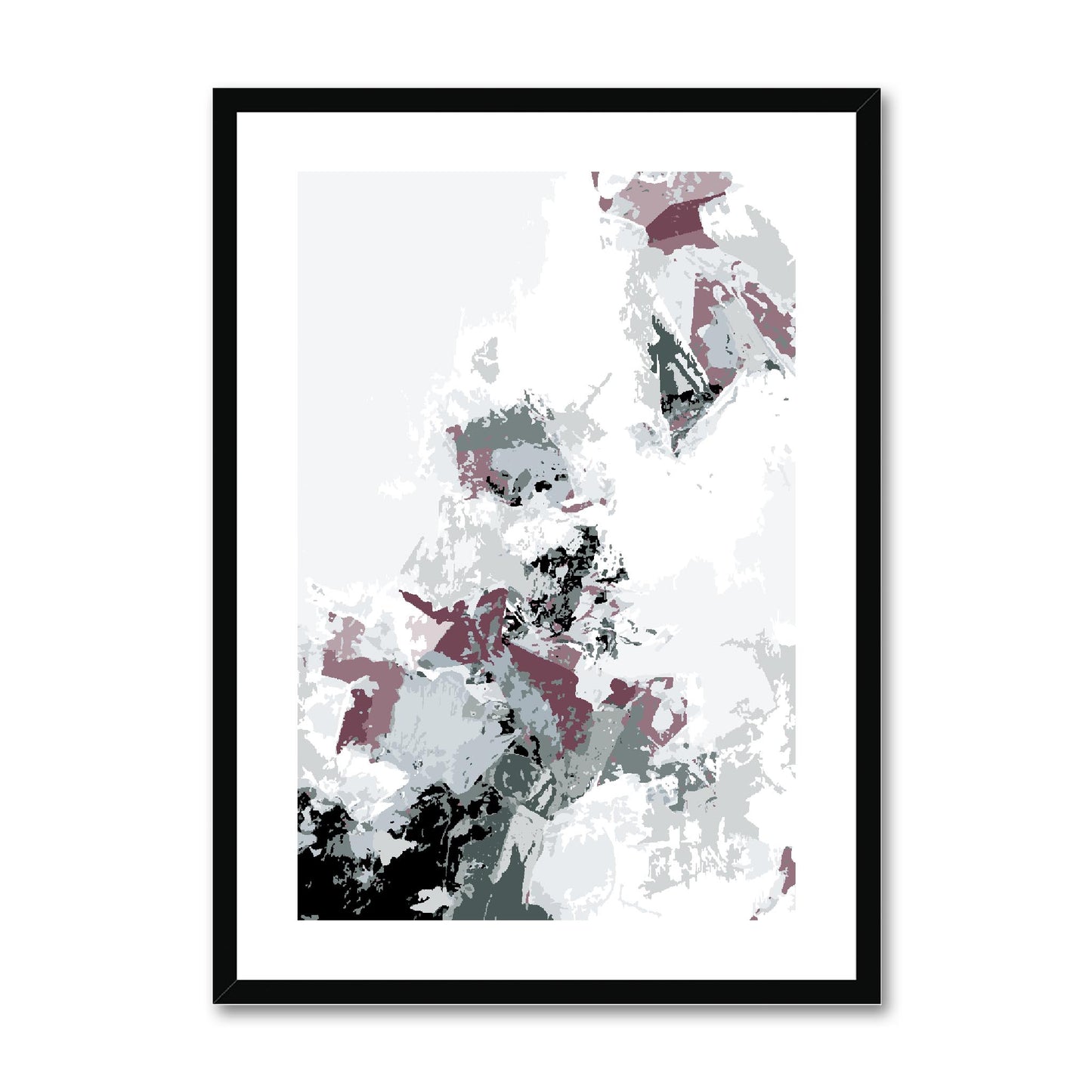 Framed Graphic Art Print, White Mat - 6x8, 8x12, 11x14, 12x16, 16x20, 18x24, 20x28 inches | FPV-1210-7694