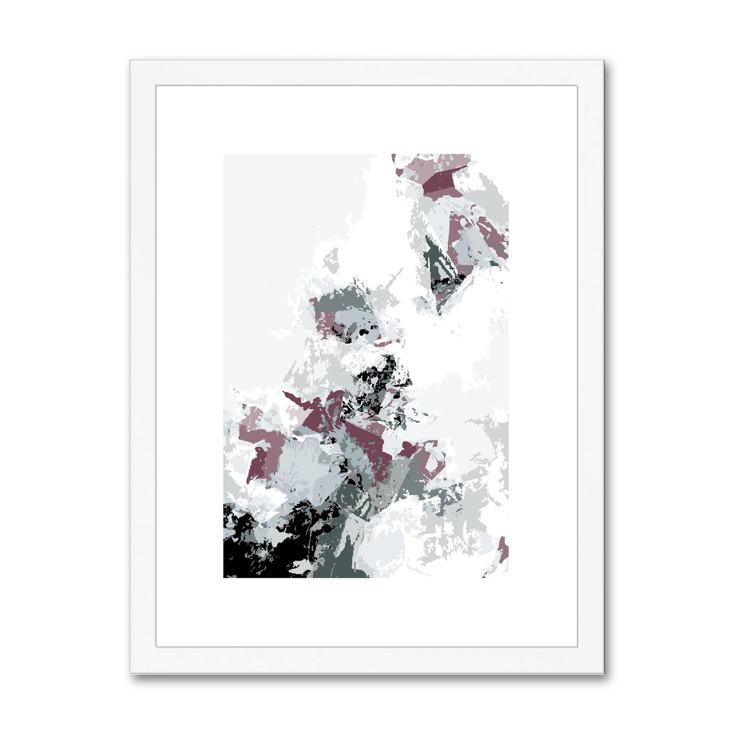 Framed Graphic Art Print, White Mat - 6x8, 8x12, 11x14, 12x16, 16x20, 18x24, 20x28 inches | FPV-1210-7694