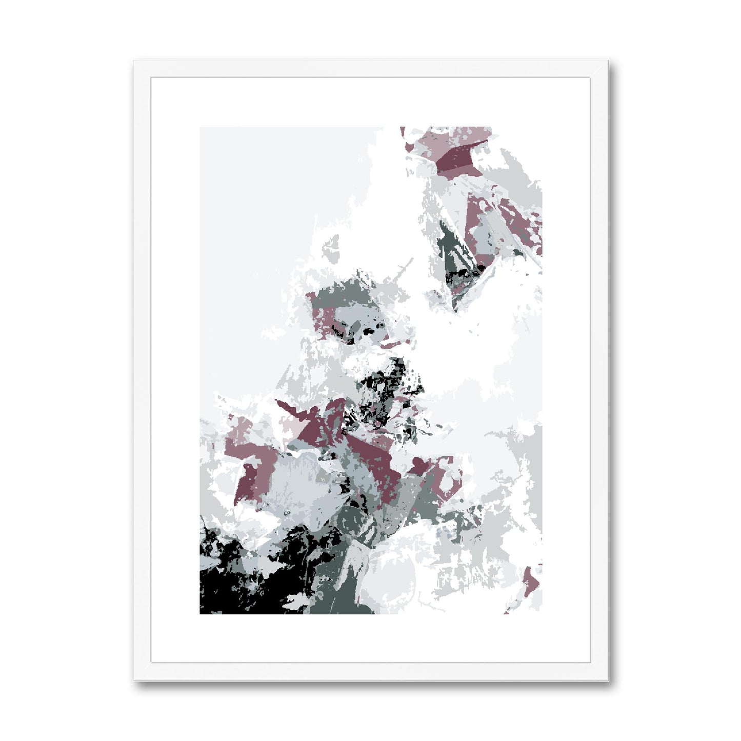 Framed Graphic Art Print, White Mat - 6x8, 8x12, 11x14, 12x16, 16x20, 18x24, 20x28 inches | FPV-1210-7694