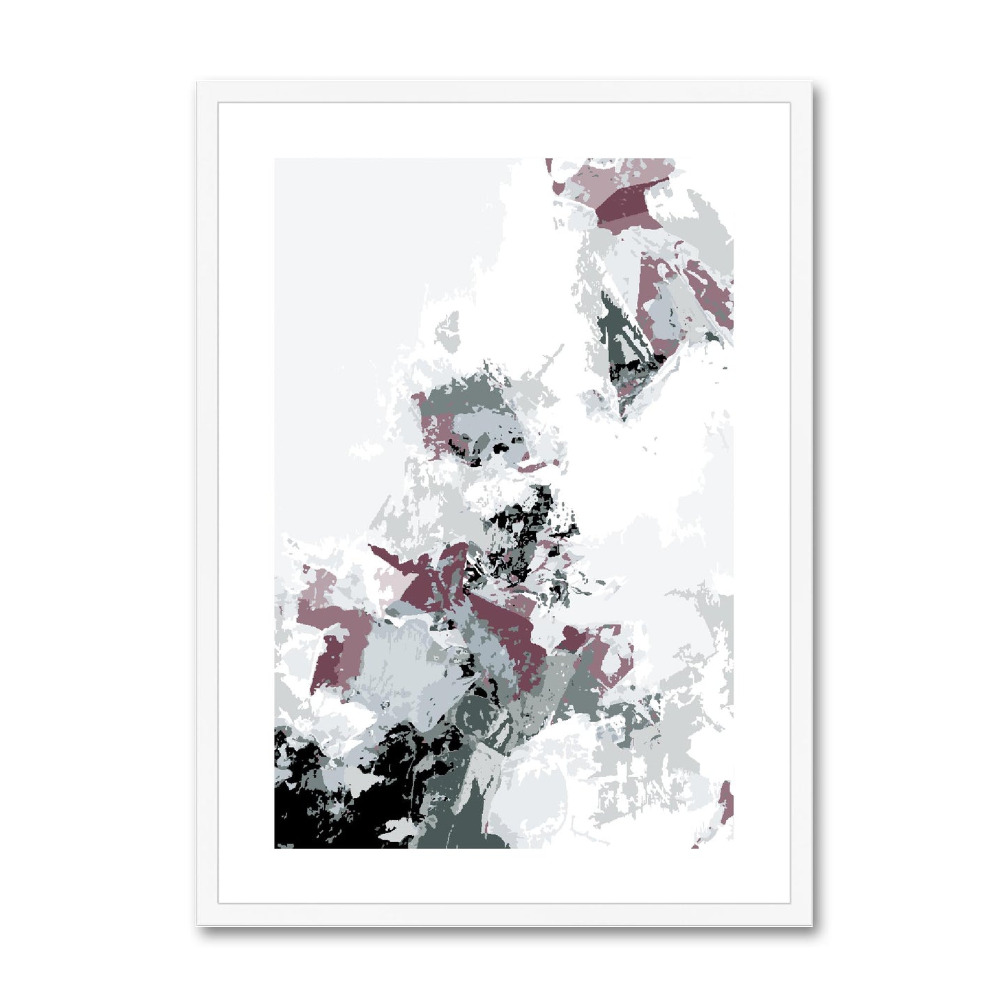 Framed Graphic Art Print, White Mat - 6x8, 8x12, 11x14, 12x16, 16x20, 18x24, 20x28 inches | FPV-1210-7694