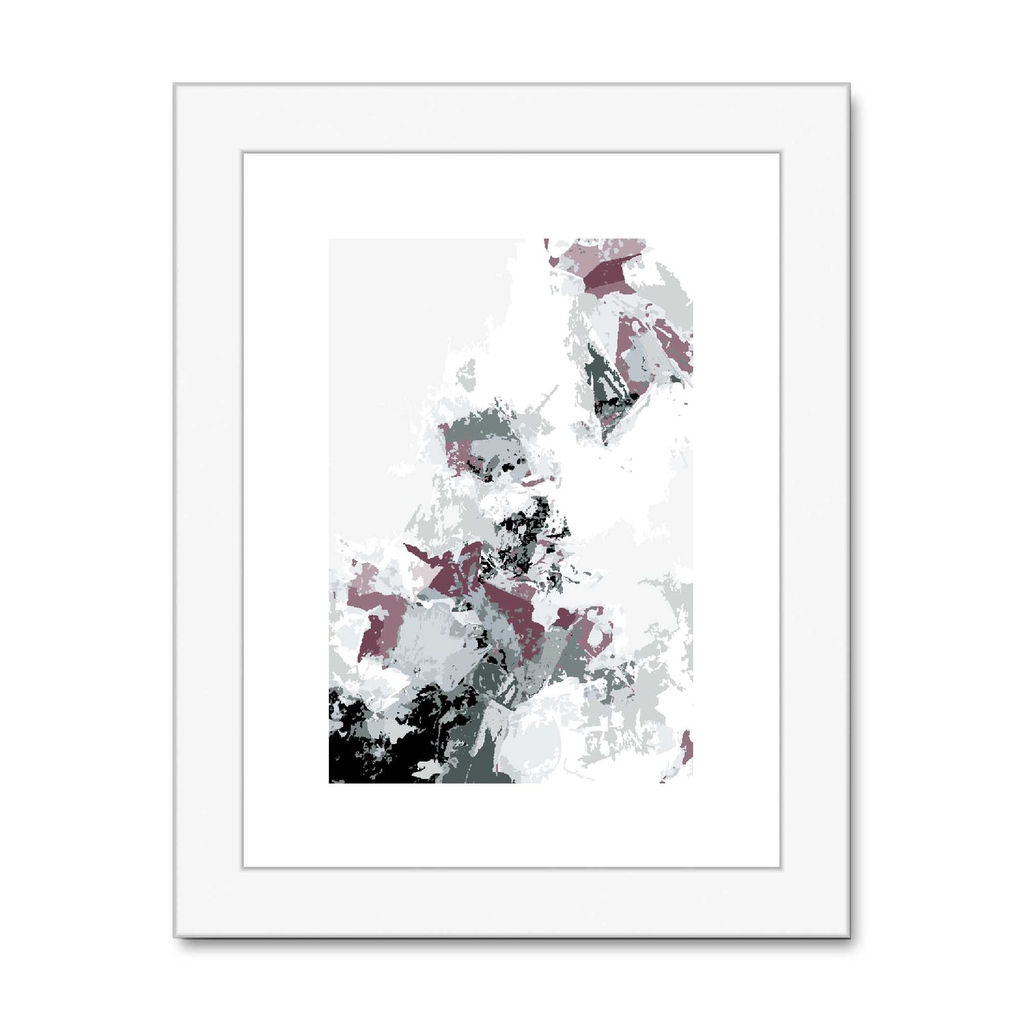 Framed Graphic Art Print, White Mat - 6x8, 8x12, 11x14, 12x16, 16x20, 18x24, 20x28 inches | FPV-1210-7694