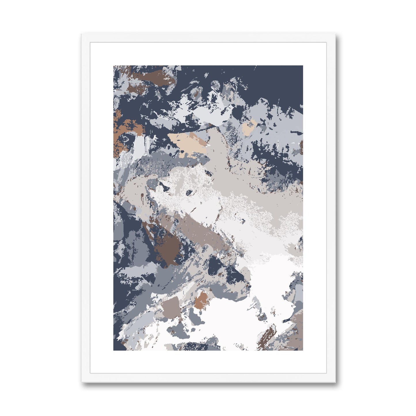 Framed Graphic Art Print, White Mat - 6x8, 8x12, 11x14, 12x16, 16x20, 18x24, 20x28 inches | FPV-1220-7689