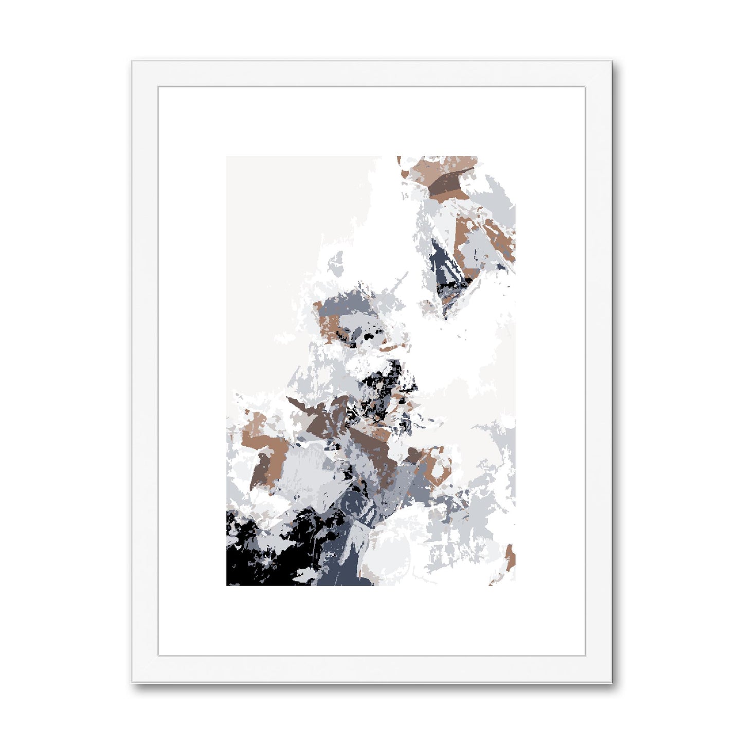 Framed Graphic Art Print, White Mat - 6x8, 8x12, 11x14, 12x16, 16x20, 18x24, 20x28 inches | FPV-1220-7694