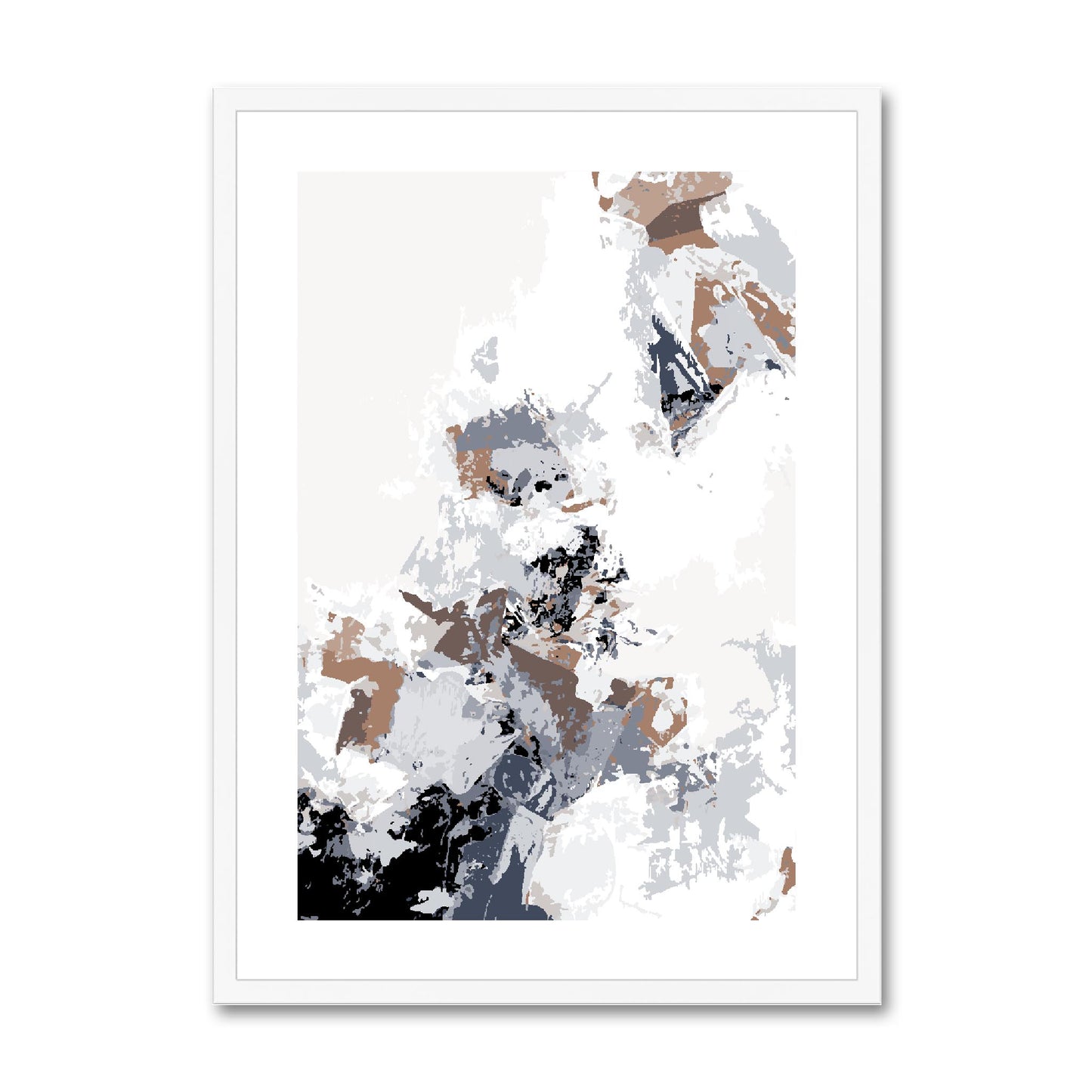 Framed Graphic Art Print, White Mat - 6x8, 8x12, 11x14, 12x16, 16x20, 18x24, 20x28 inches | FPV-1220-7694