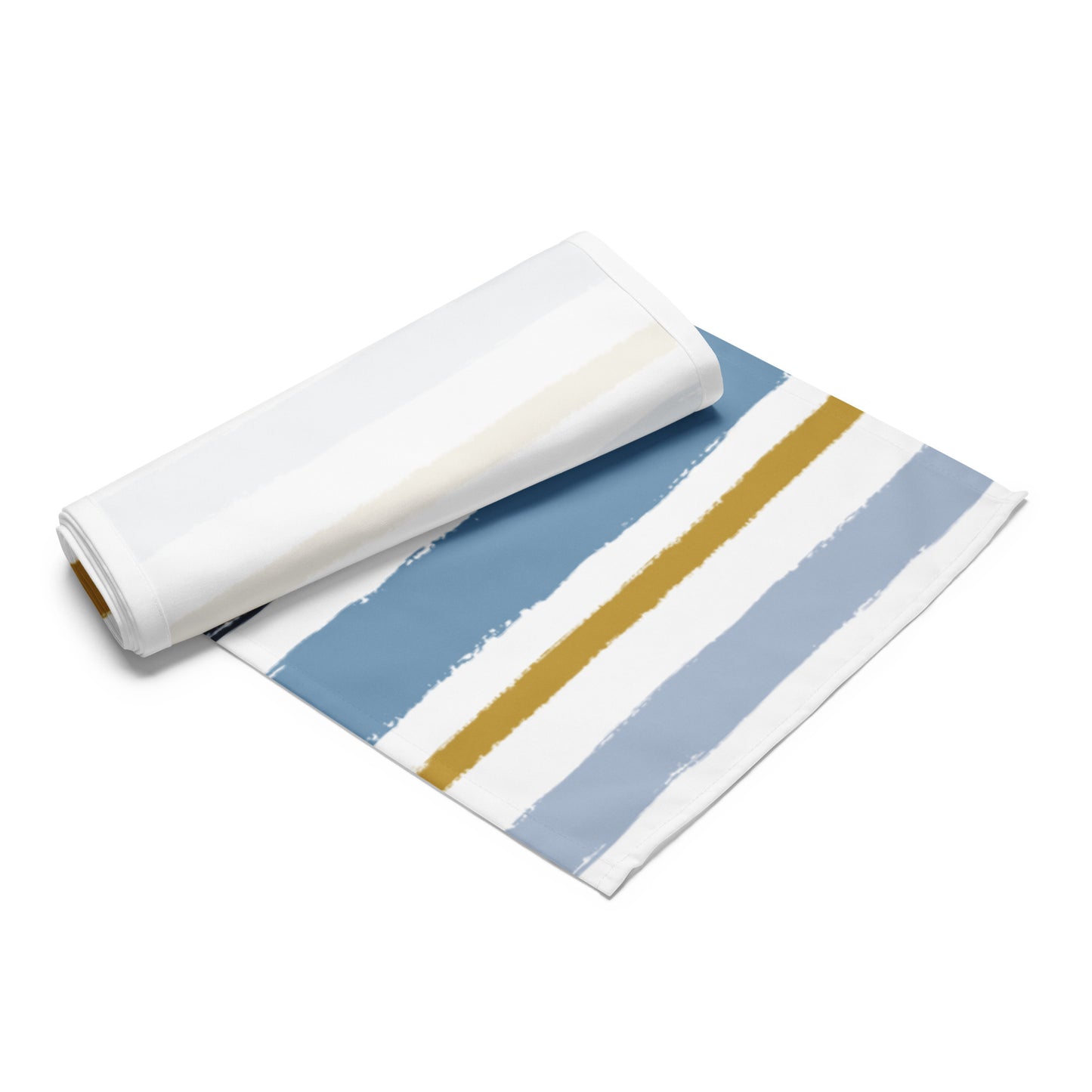 Table Runner with Hand-painted Brush Stroke Print | TRBS-1020